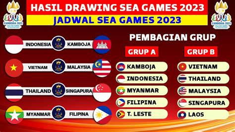jadwal sea games kamboja 2023